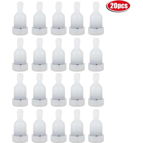 Bellerise – 20 Stück Kraftstoffschläuche – Mit Integrierter Entlüftung – Für Freischneider Und Kettensägen – 2,5 Cm, Weiß