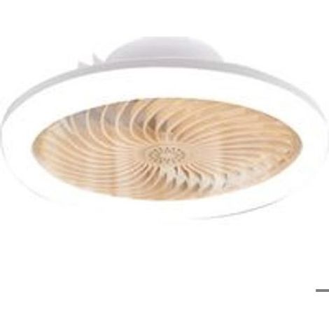 Bellerise – 3-in-1 Deckenventilator Mit Leuchte – Leise, Dimmbare Led-beleuchtung Mit Aromatherapie Für Schlafzimmer, Weiß, 28 X 28 Cm