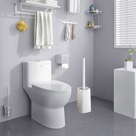 Bellerise – Wc-bürste Für Alle Reinigungsbereiche – Tropffreier Kunststoff – 37 Cm – Für Die Wc-reinigung