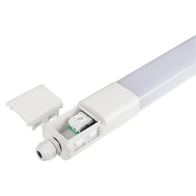 E2 Elektro Feuchtraum-Lichtleiste LED Plus M 36 W Sensor Weiß