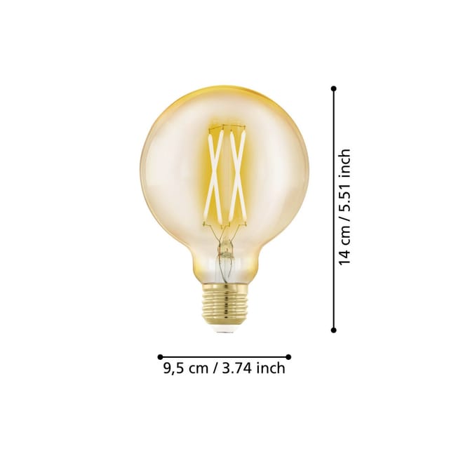 Eglo Leuchtmittel E27 Globeform 1.700 K 300,m 4 W