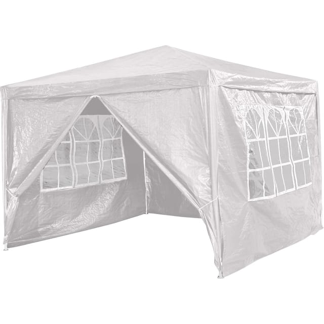 Pavillon Tavares 290 cm x 290 cm x 246 cm Weiß