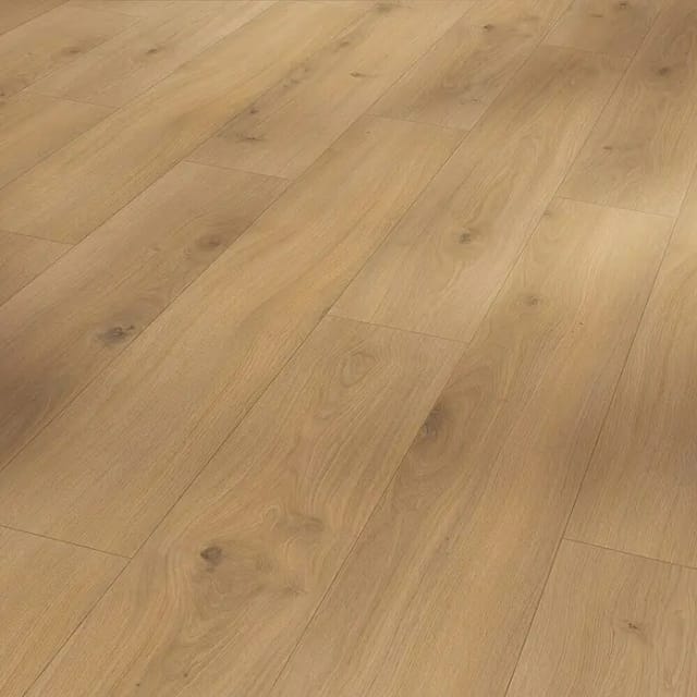 Laminatbodenmuster Basic 400 Eiche Horizont natur Landhausdiele mit V-Fuge