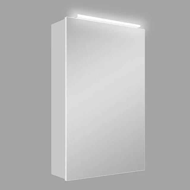 DSK Spiegelschrank Aluminio Vegas Alufarben 40 cm