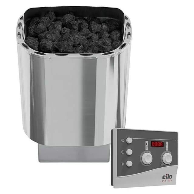Eilo Saunaofen-Set mit ext. Steuerung - Finnisch 8 kW
