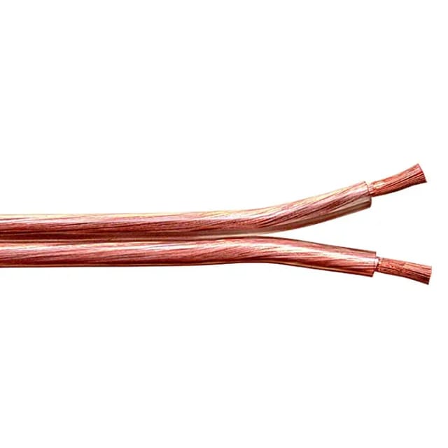 Lautsprecherleitung 2 x 0,75 Transparent 25 m