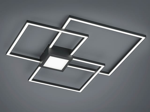 Trio Leuchten LED-Deckenlampe Hydra Anthrazit