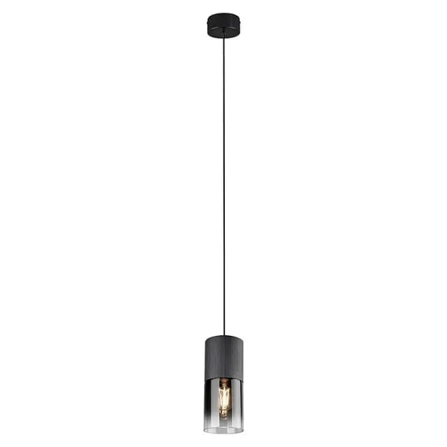 Trio Leuchten Deckenlampe Robin Schwarz matt