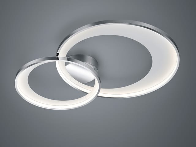 Trio Leuchten LED-Deckenlampe Granada Chrom