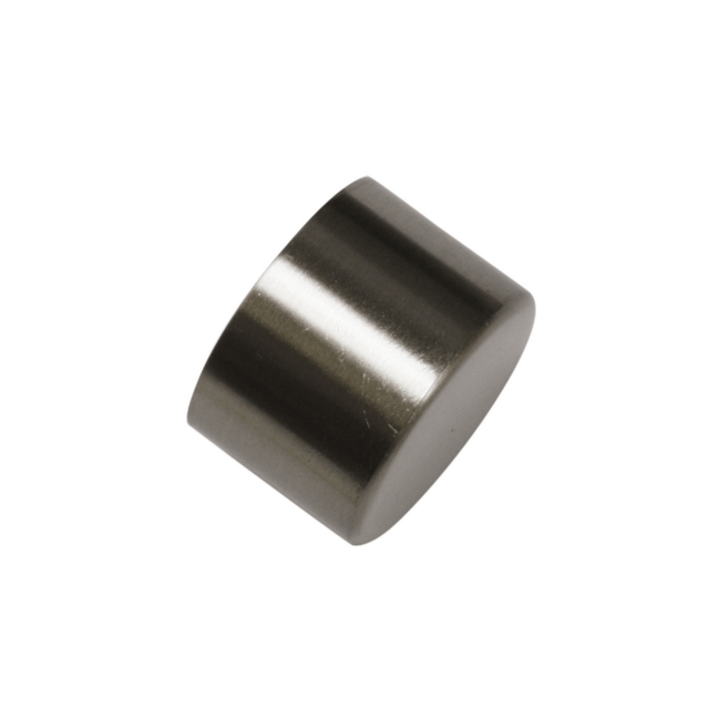Gardinia Endkappe Windsor für Ø 25 mm Edelstahl-Optik