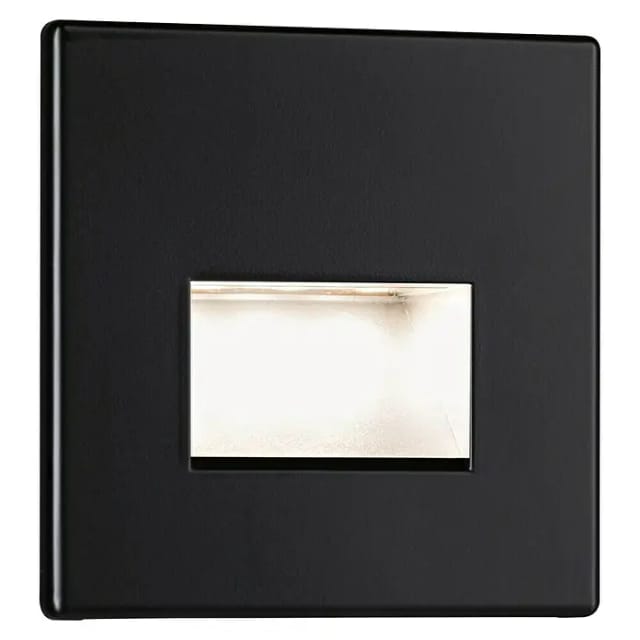 Paulmann LED-Wandeinbauleuchte EBL Set Edge 1 x 1,1 W Eckig 230 V Schwarz matt