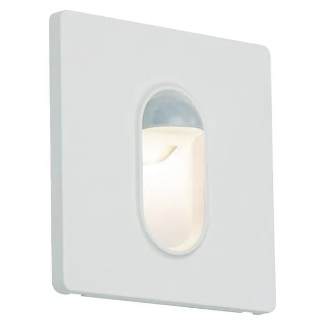 Paulmann Wandeinbauleuchte EBL Set mit Bewegungssensor 1 x 2,7 W Weiß Eckig