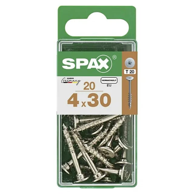 Spax Flachkopf Universalschraube T-Star plus-Antrieb Ø 4 mm x 30 mm 20 Stück