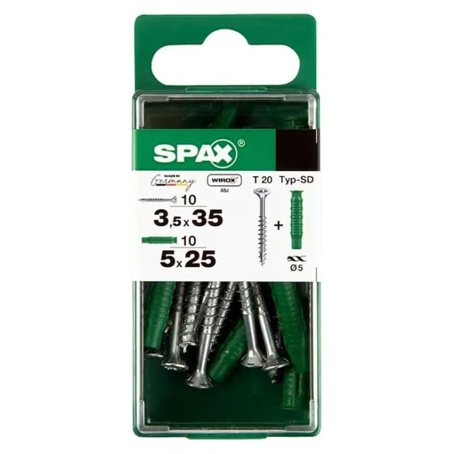 Spax Senkkopf Universalschraube T-Star plus-Antrieb Ø 3,5 mm x 35 mm 20 Stück