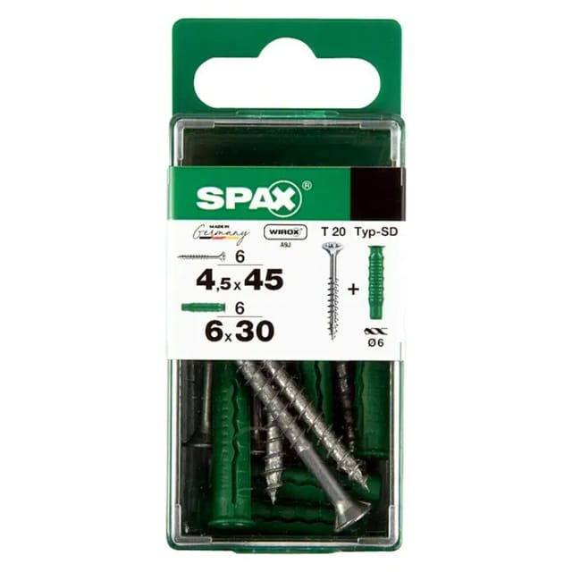 Spax Senkkopf Universalschraube T-Star plus-Antrieb Ø 4,5 mm x 45 mm 12 Stück