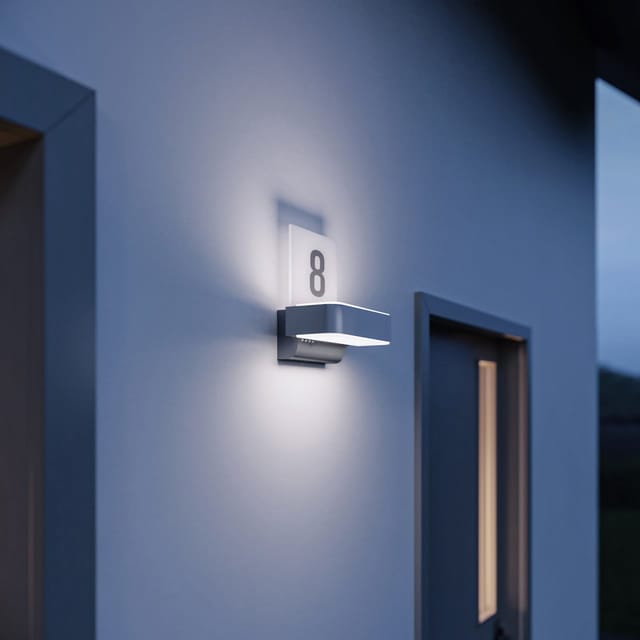 Steinel LED-Außenleuchte L 820 SC Anthrazit