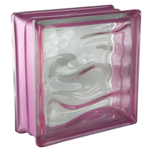 BM Glasstein Aqua Reflex Amethyst 19 cm x 19 cm x 8 cm