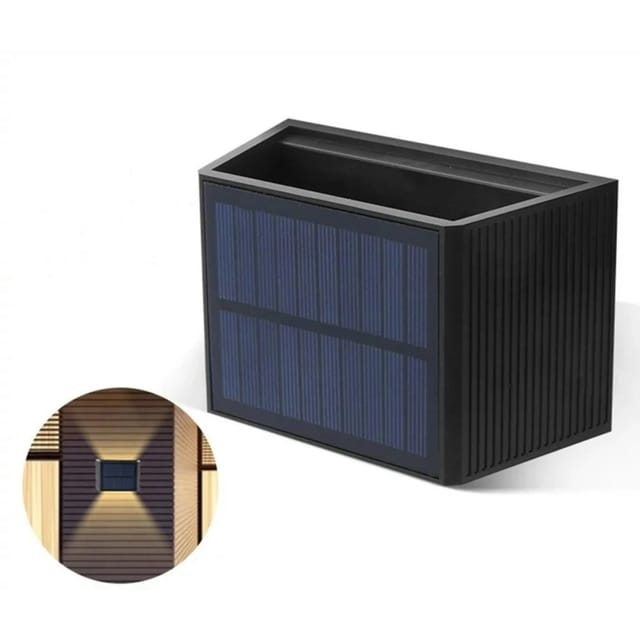 LED's Work Solar-Außenleuchte 1,5 W 100,m 2.700 K IP65 Schwarz