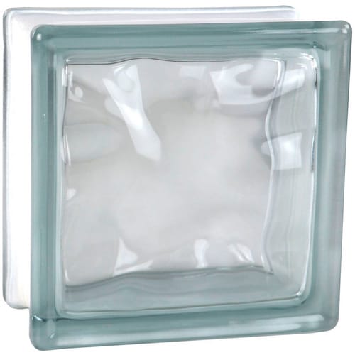 Glasstein Wolke Klar 14,5 cm x 14,5 cm x 8 cm