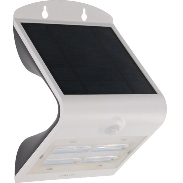 LED's Work Solar-Außenleuchte Flutlicht mit Sensor 3,2 W 400,m 3.000 K Weiß