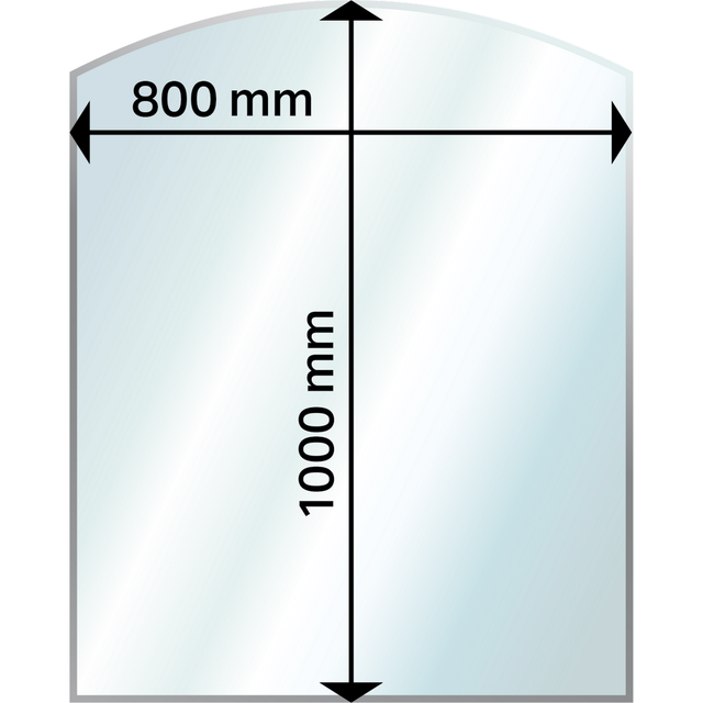 Aduro Glasplatte Gebogen