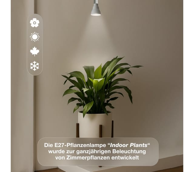 Venso E27 LED-Pflanzenlampe Indoor Plants 7 W
