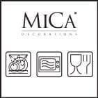 Mica Decorations Gebäckteller Tabo Ø 14 cm Grau