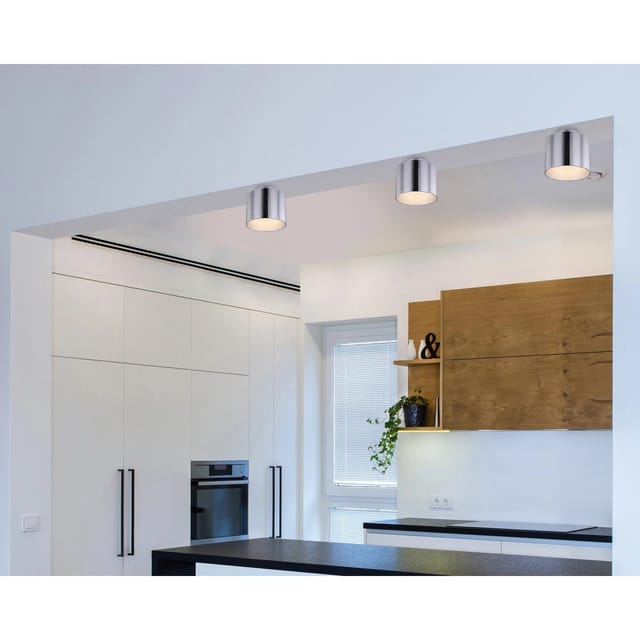 Globo LED-Deckenleuchte Jenny Aluminium Nickel