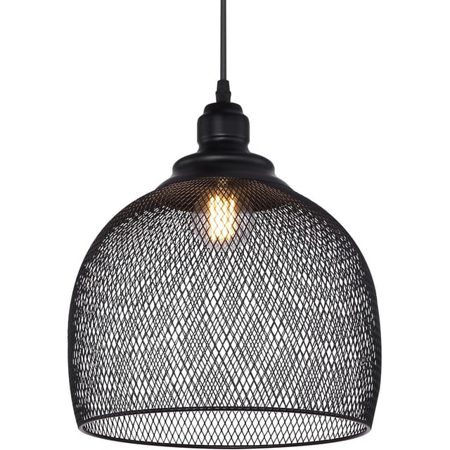 Globo Pendelleuchte Anya Metall Schwarz matt