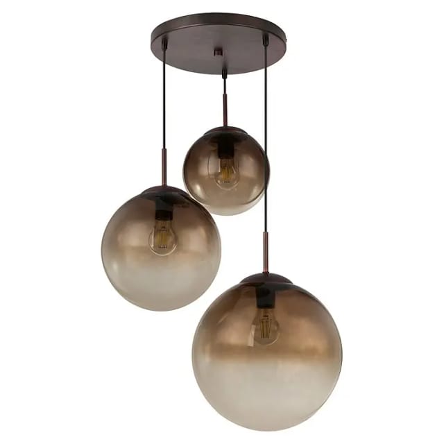 Globo Pendelleuchte Varus Metall Braun
