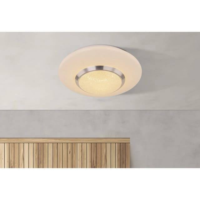Globo LED-Deckenleuchte Candida Metall Weiß