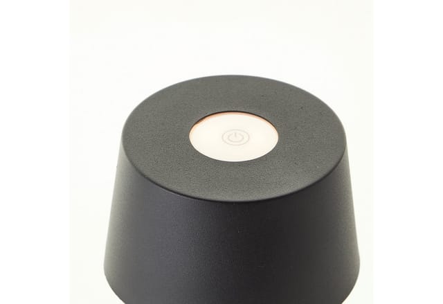 Brilliant Akku-Tischleuchte Jona 25 cm Schwarz