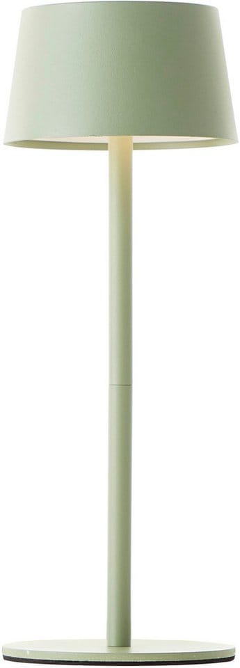 Brilliant Akku-Tischleuchte Jona 25 cm Grün