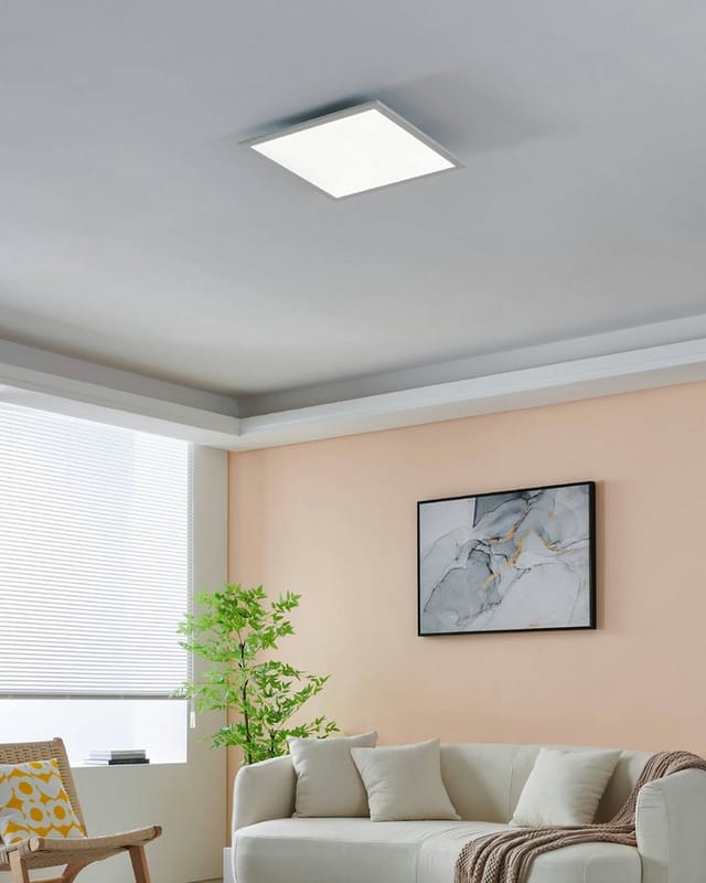 Eglo LED-Deckenleuchte Salobrena-Z CCT 45 cm x 45 cm Weiß