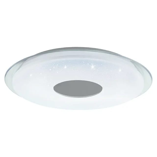 Eglo LED-Deckenleuchte Lanciano-Z CCT Ø 56 cm Weiß-Transparent