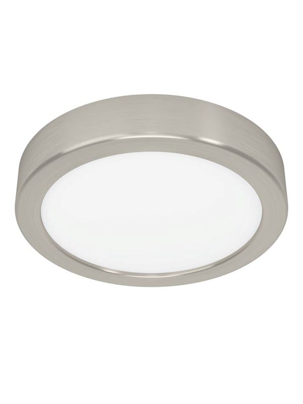Eglo LED-Deckenleuchte Fueva 5 Ø 16 cm Nickelfarben Matt