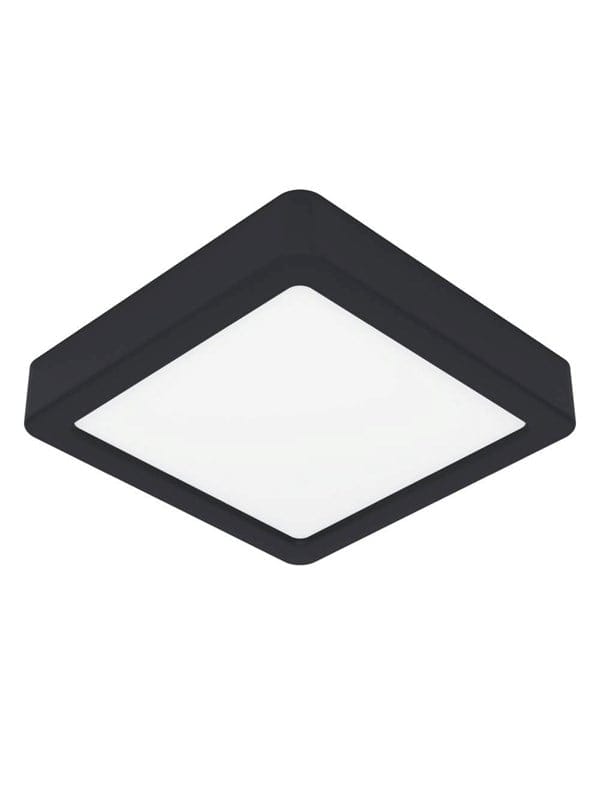 Eglo LED-Deckenleuchte Fueva 5 Schwarz 16 cm x 16 cm