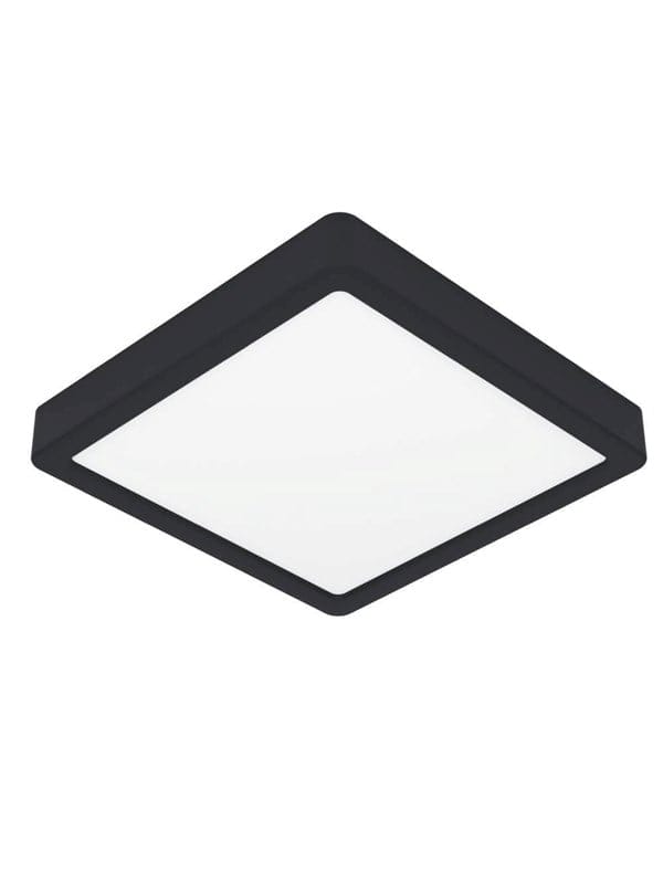 Eglo LED-Deckenleuchte Fueva 5 Schwarz 21 cm x 21 cm