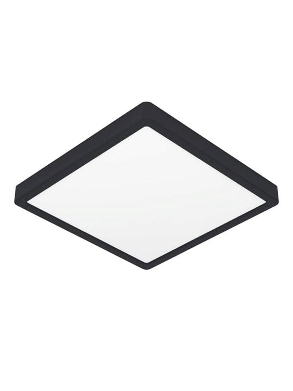 Eglo LED-Deckenleuchte Fueva 5 Schwarz 28,5 cm x 28,5 cm