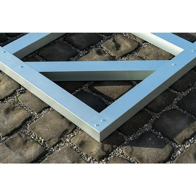 Bodenrahmen für Globel Metall-Gerätehaus 8x6