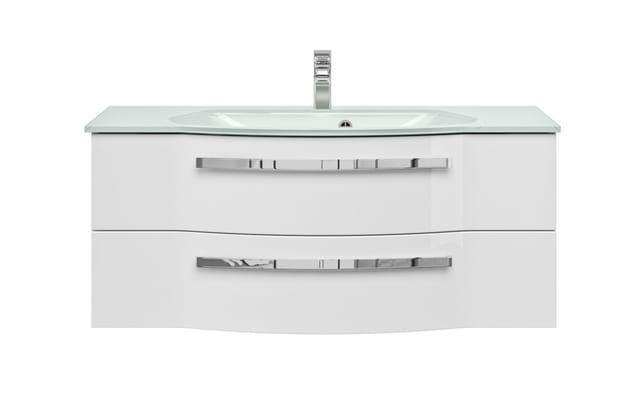 Pelipal Waschtisch Serie 4005 117 cm Polarweiß mit Softclose