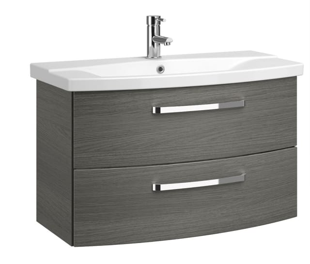 Pelipal Waschtisch Serie 4010 84 cm Graphit mit Softclose