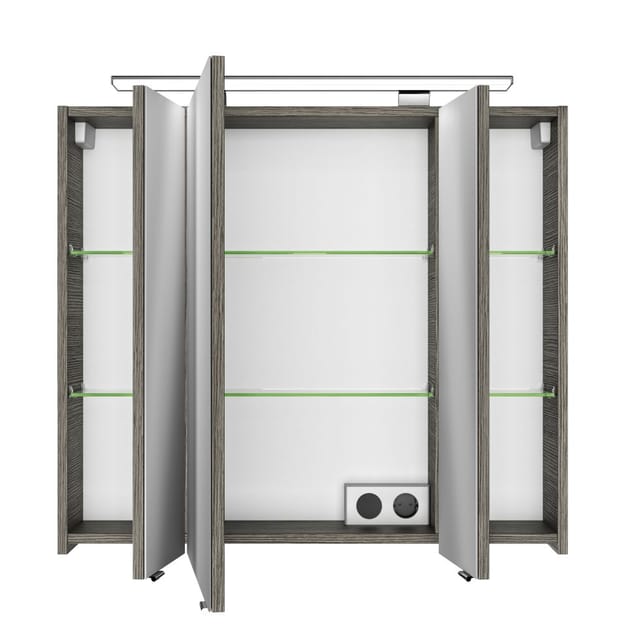 Pelipal Spiegelschrank Serie 4010 Graphit 80 cm