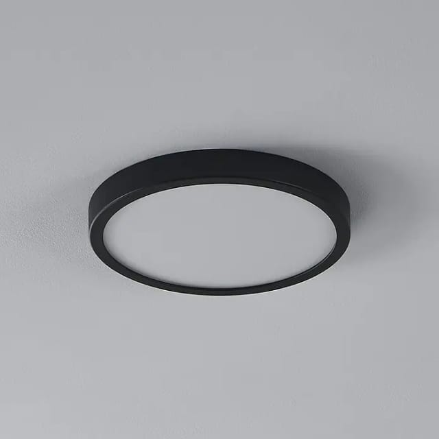 Eglo LED-Deckenleuchte mit Sensor Fueva 5 Ø 28,5 cm 3.000K Schwarz