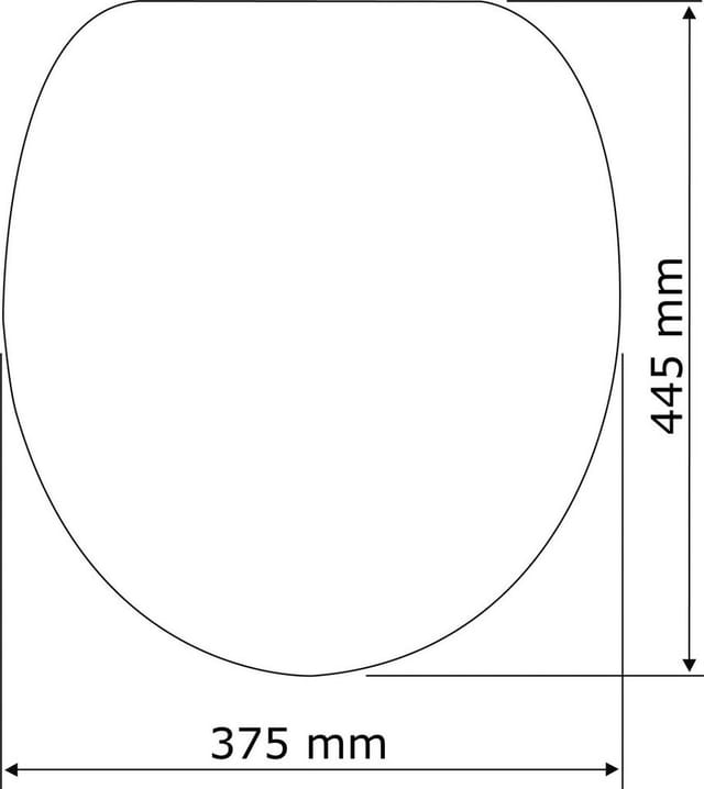 Wenko Premium WC-Sitz Ottana Duroplast/Edelstahl grau