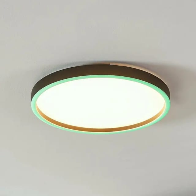 Eglo LED-Deckenleuchte mit Kristalleffekt Montemorelos-Z RGB/CCT Ø 57 cm Schwarz