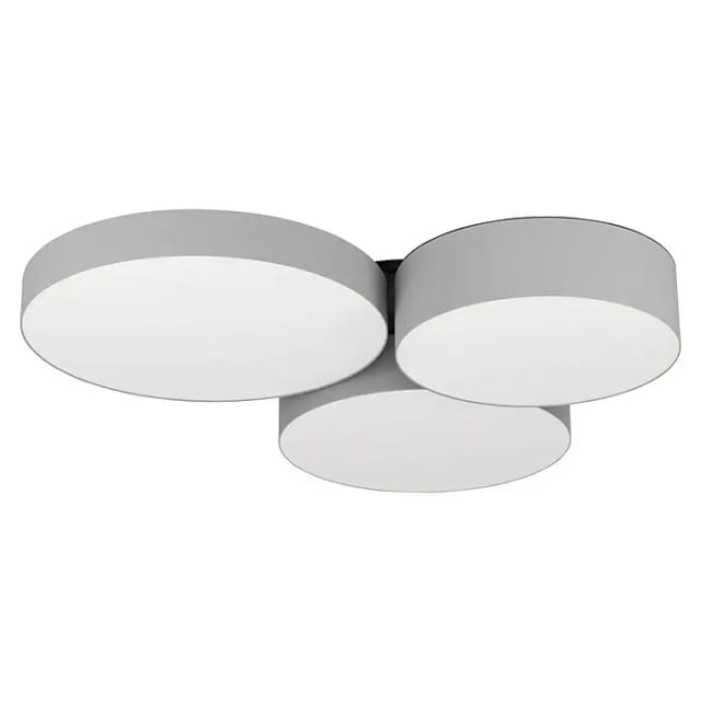 Eglo LED-Deckenleuchte Barbano-Z RGB/CCT 62 cm x 58,5 cm Grau-Weiß
