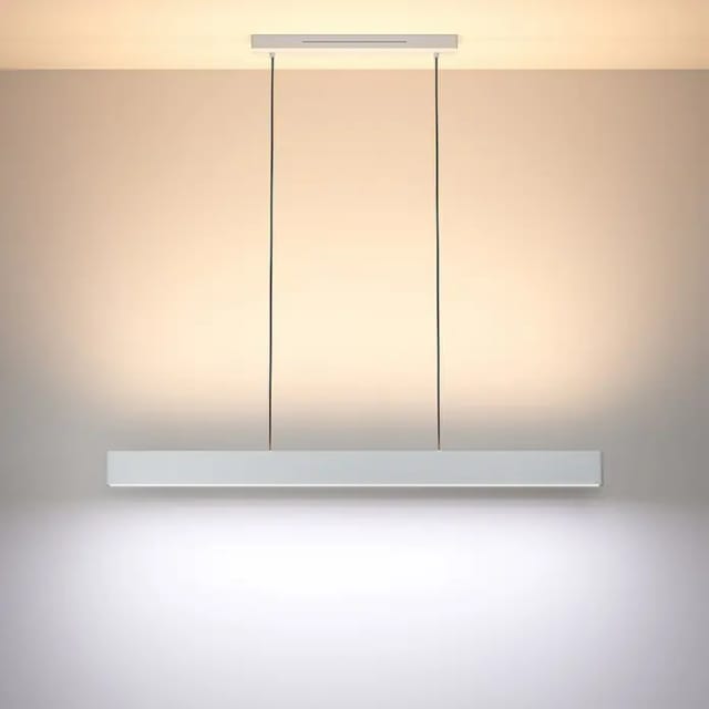 Eglo LED-Pendelleuchte Andreas-Z RGB/CCT 119 cm x 11 cm Grau