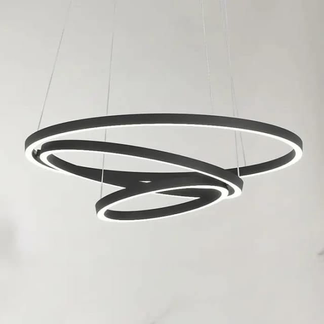 Eglo LED-Pendelleuchte Lobinero-Z CCT 60,5 cm x 61 cm Schwarz