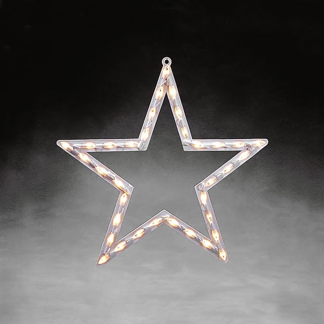 Konstsmide LED-Silhouette Stern 35 warmweiße LEDs innen